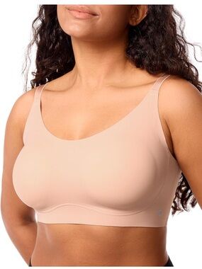 Comfelie Seamless Nude Wireless Scoop-Cup Bralette XL